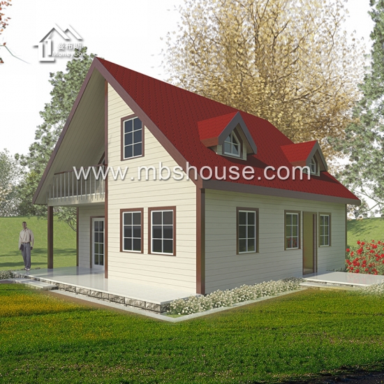 rumah yang baru direka bentuk bersaiz kecil rumah siap dibina