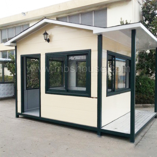 disesuaikan rumah kiosk keselamatan prefab rumah berkualiti tinggi modular