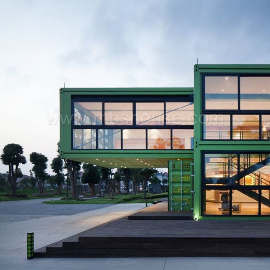 20ft modular pasang siap perkapalan rumah bekas villa mewah