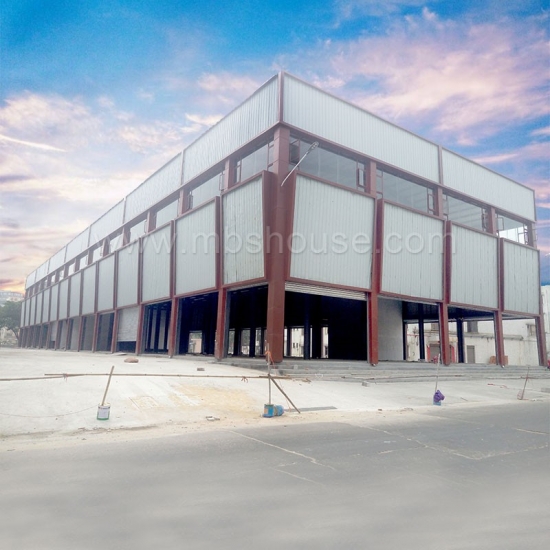 reka bentuk baru struktur keluli bangunan baja bangunan gudang