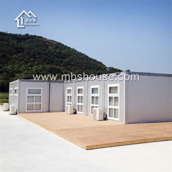 Perhimpunan Fast Flat Pack Container House Mobile Prefab House