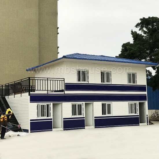 Rumah Pengawal Container Prefabricated Two-Storey