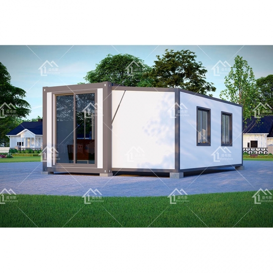 cina rumah modular prefab rumah kontena satu bilik tidur yang boleh diperluas