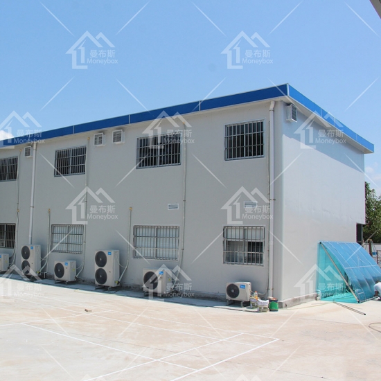Prefab Galvanized Light Steel Square Tube Structure House Office Building